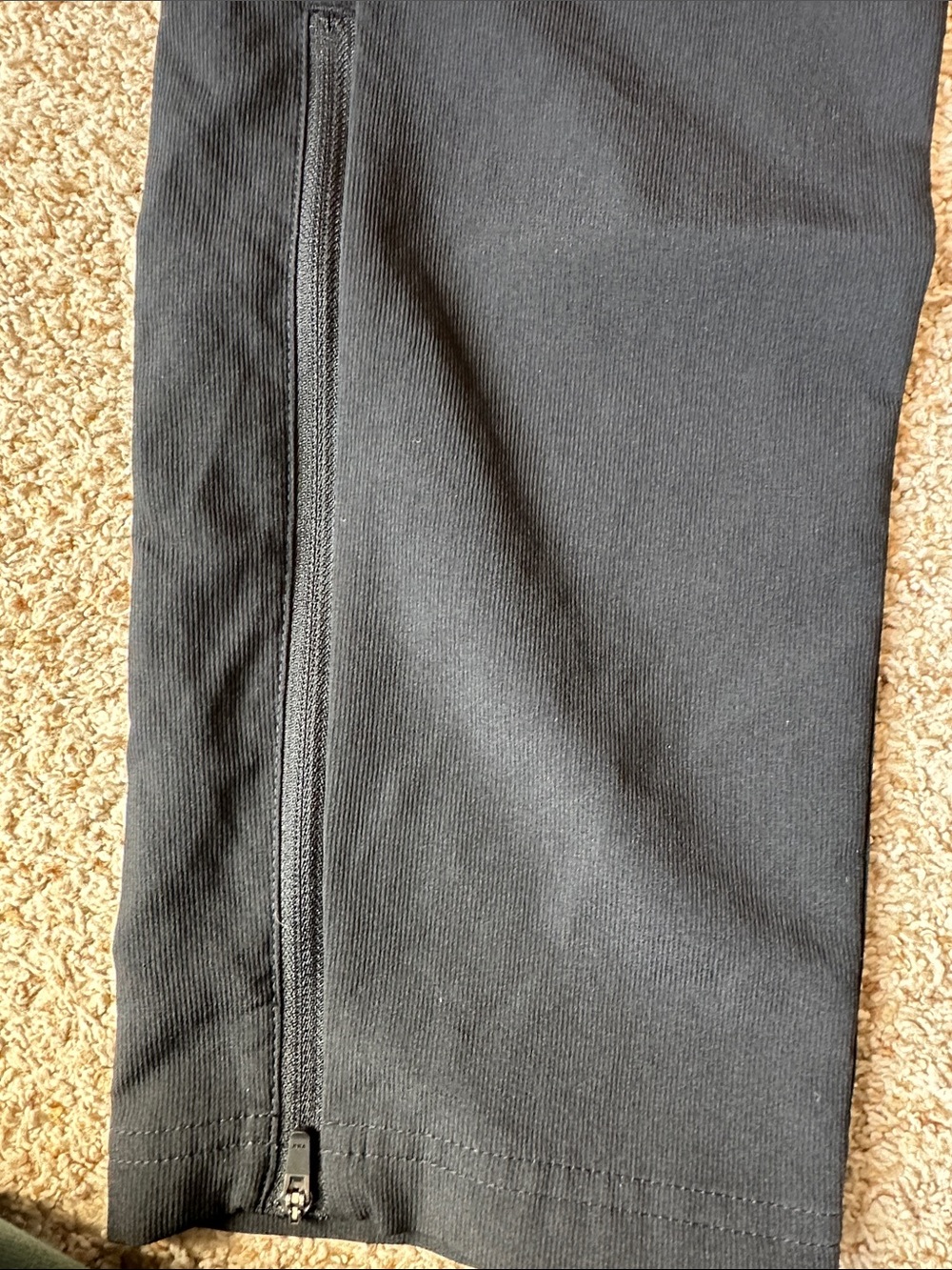 Adidas Black Track Pants with White Stripes - Picture 3 of 5